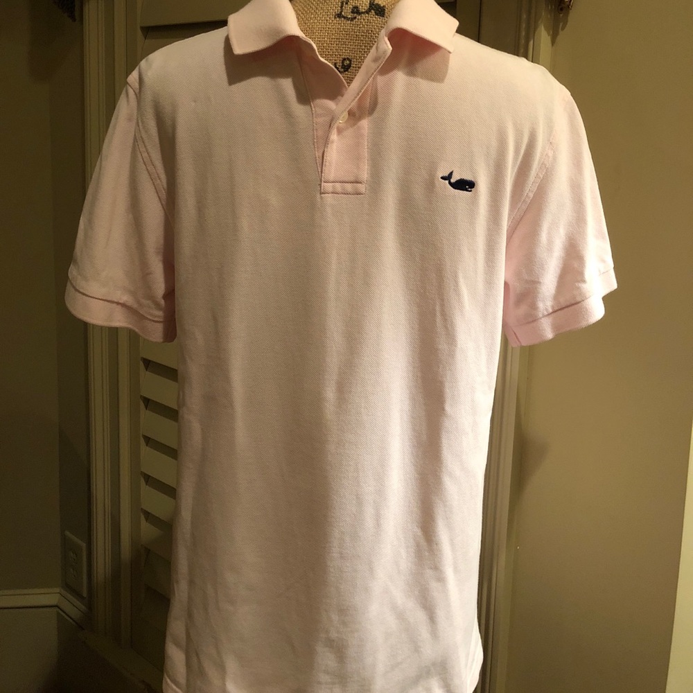 Men’s J Crew Light Pink Polo Shirt Sz S